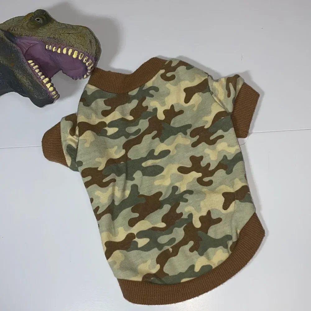 Camouflage Dog Tee Shirt